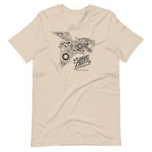 Load image into Gallery viewer, Exploded Tiger T Shirt by Dan Zettwoch