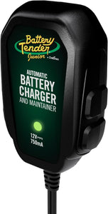Battery Tender Junior 12V, 750mA Charger and Maintainer: Automatic 12V Powersports Battery Charger and Maintainer for Motorcycle, ATVs, and More - Smart 12 Volt, 750mA Battery Float Charger - 021-0123