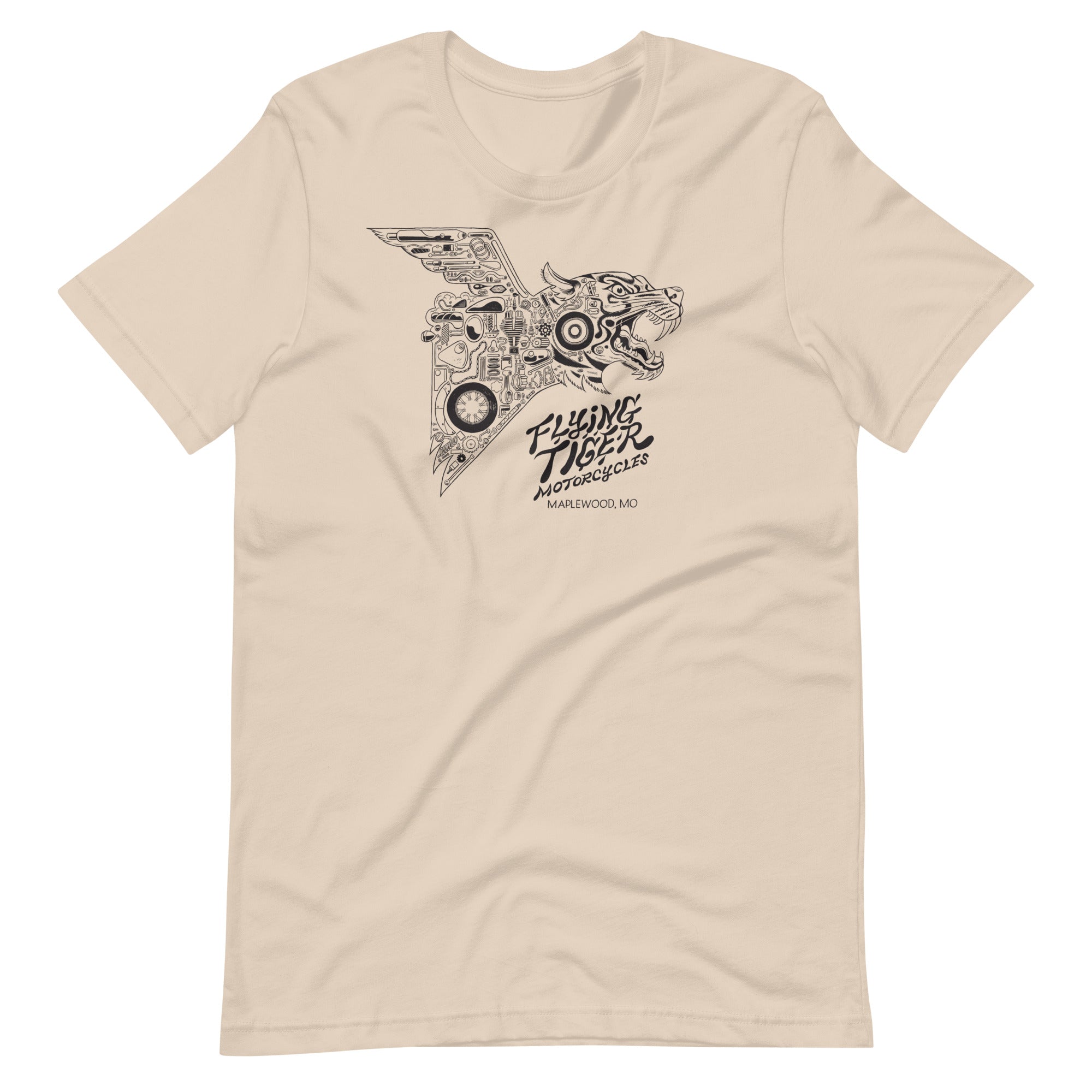 Exploded Tiger T Shirt by Dan Zettwoch – Flying Tiger