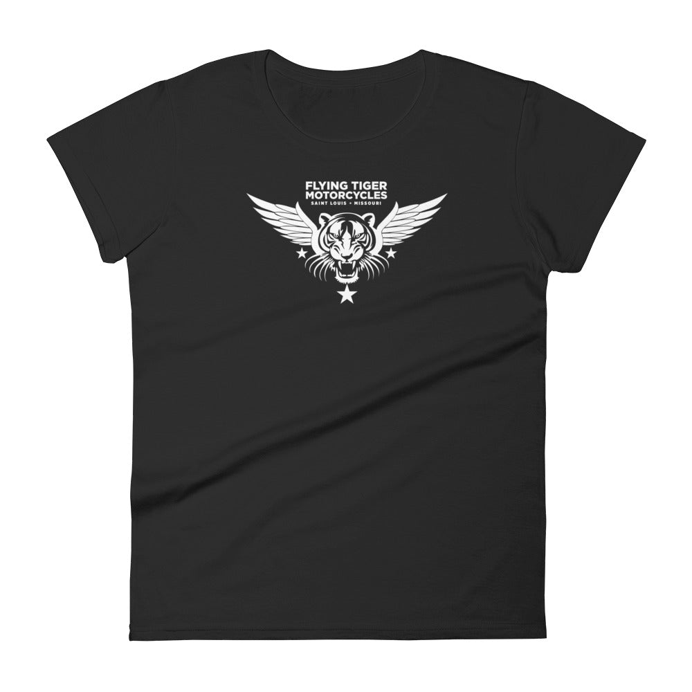 Flying Tiger Motorcycles Logo - Women's short sleeve t-shirt